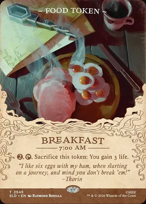Food, carta Magic di tipo Token Artifact — Food illustrata da Raymond Bonilla