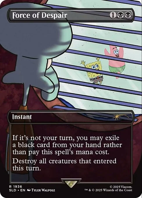 Force of Despair, carta Magic di tipo Instant illustrata da Tyler Walpole