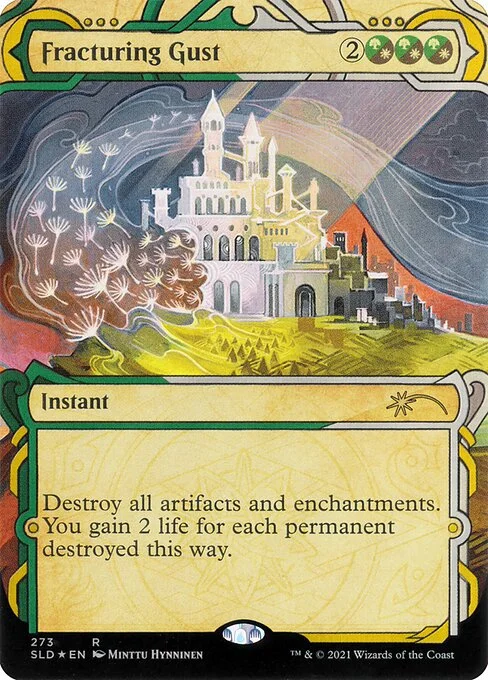 Fracturing Gust, carta Magic di tipo Instant illustrata da Minttu Hynninen