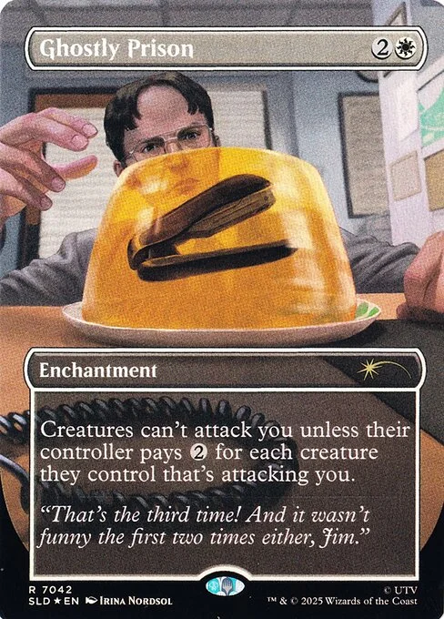 Ghostly Prison, carta Magic di tipo Enchantment illustrata da Irina Nordsol