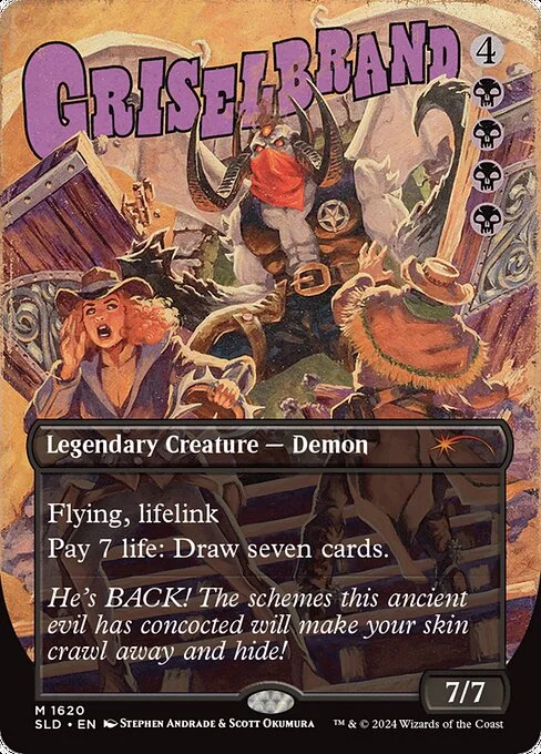 Griselbrand, carta Magic di tipo Legendary Creature — Demon illustrata da Stephen Andrade & Scott Okumura
