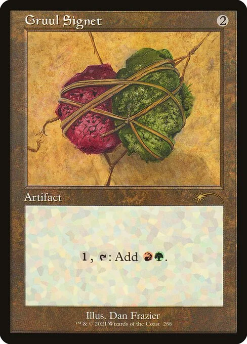 Gruul Signet, carta Magic di tipo Artifact illustrata da Dan Frazier