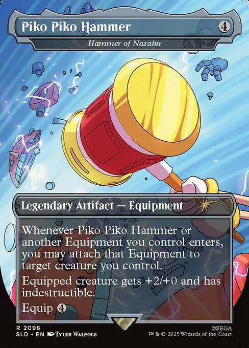 Hammer of Nazahn, carta Magic di tipo Legendary Artifact — Equipment illustrata da Tyler Walpole