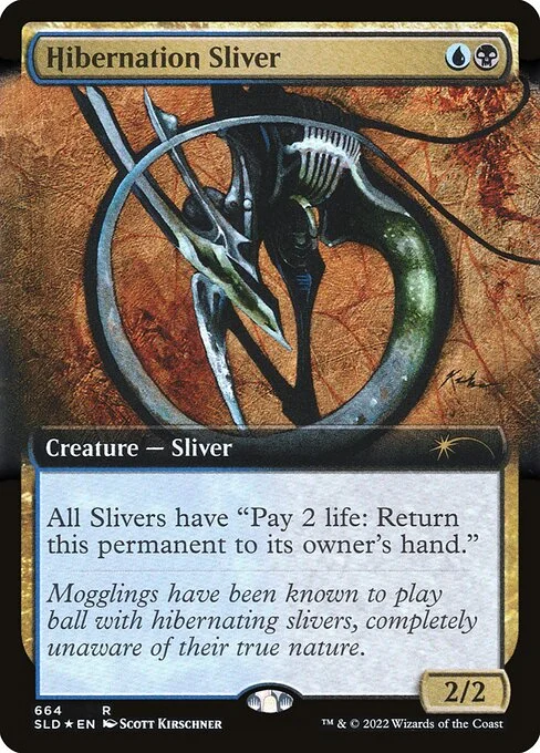 Hibernation Sliver, carta Magic di tipo Creature — Sliver illustrata da Scott Kirschner