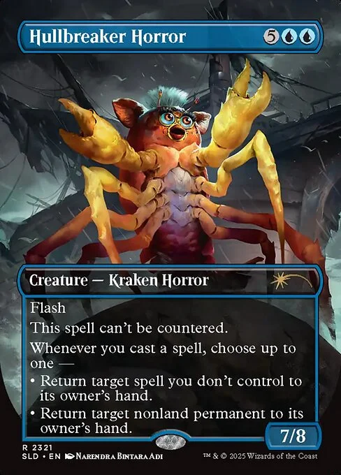 Hullbreaker Horror, carta Magic di tipo Creature — Kraken Horror illustrata da Narendra Bintara Adi