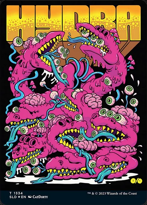 Hydra, carta Magic di tipo Token Creature — Hydra illustrata da CatDirty