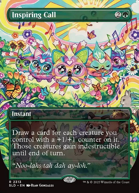 Inspiring Call, carta Magic di tipo Instant illustrata da Rian Gonzales