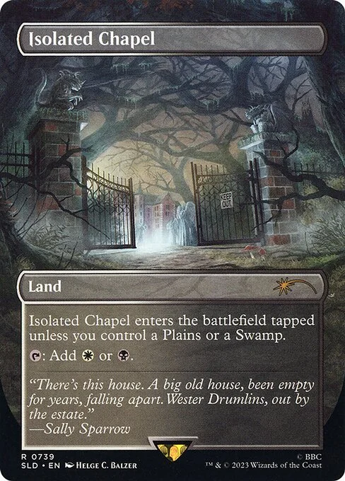 Isolated Chapel, carta Magic di tipo Land illustrata da Helge C. Balzer