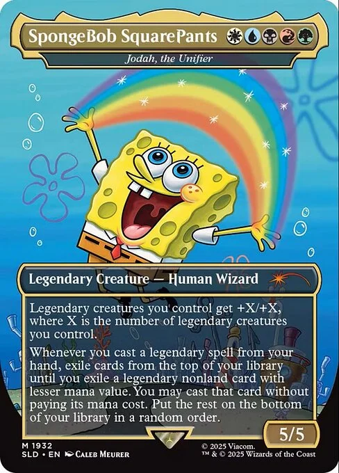 Jodah, the Unifier, carta Magic di tipo Legendary Creature — Human Wizard illustrata da Caleb Meurer