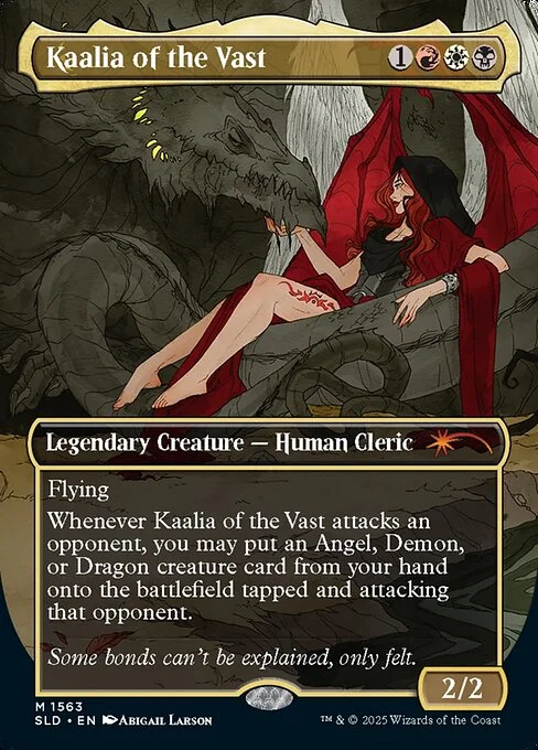Kaalia of the Vast, carta Magic di tipo Legendary Creature — Human Cleric illustrata da Abigail Larson