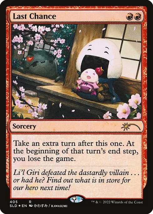 Last Chance, carta Magic di tipo Sorcery illustrata da Kawasumi