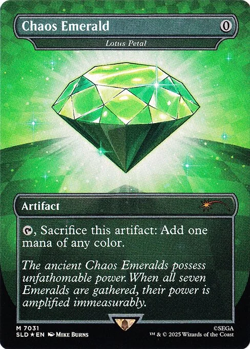 Lotus Petal, carta Magic di tipo Artifact illustrata da Mike Burns