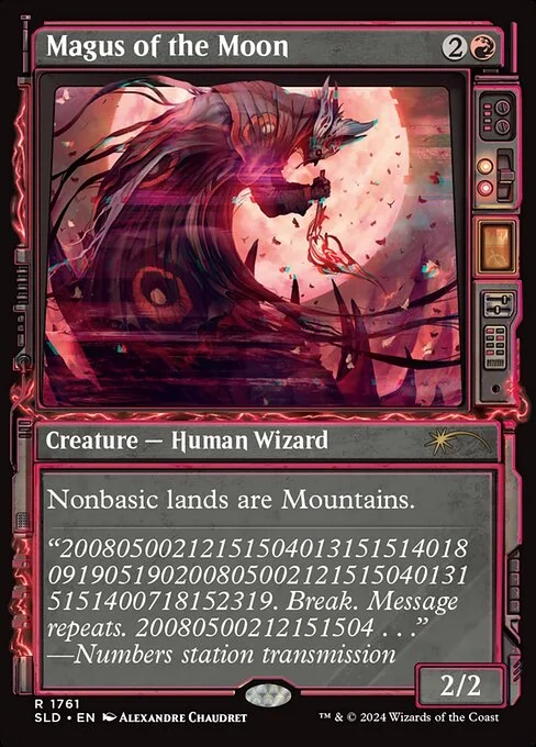 Magus of the Moon, carta Magic di tipo Creature — Human Wizard illustrata da Alexandre Chaudret