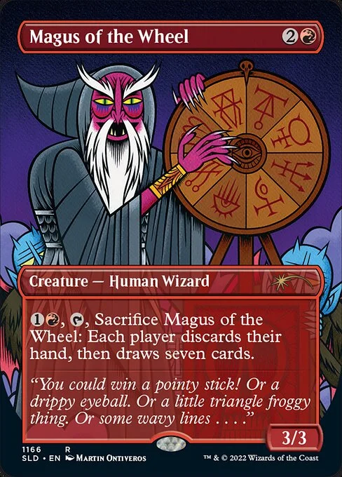Magus of the Wheel, carta Magic di tipo Creature — Human Wizard illustrata da Martin Ontiveros