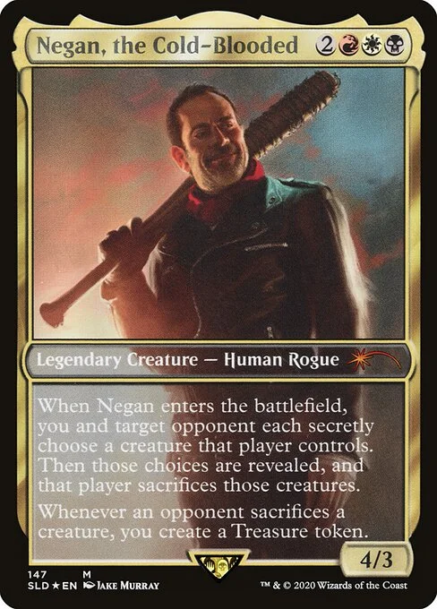 Malik, Grim Manipulator, carta Magic di tipo Legendary Creature — Human Rogue illustrata da Jake Murray