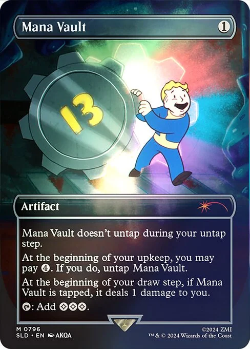 Mana Vault, carta Magic di tipo Artifact illustrata da AKQA