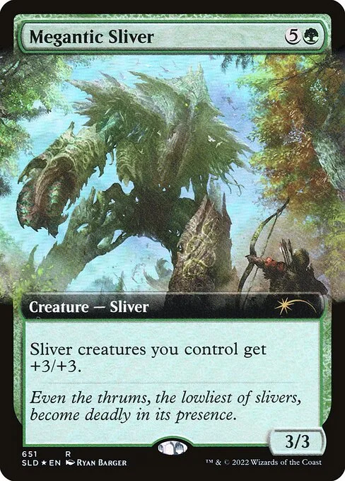 Megantic Sliver, carta Magic di tipo Creature — Sliver illustrata da Ryan Barger