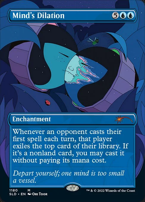 Mind's Dilation, carta Magic di tipo Enchantment illustrata da Ori Toor