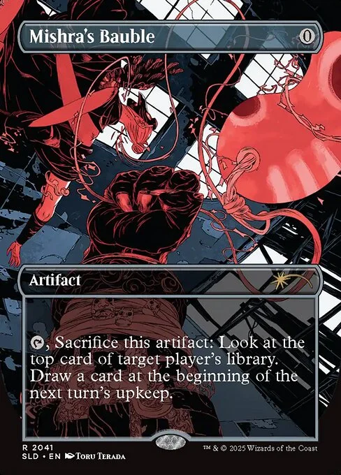 Mishra's Bauble, carta Magic di tipo Artifact illustrata da Toru Terada