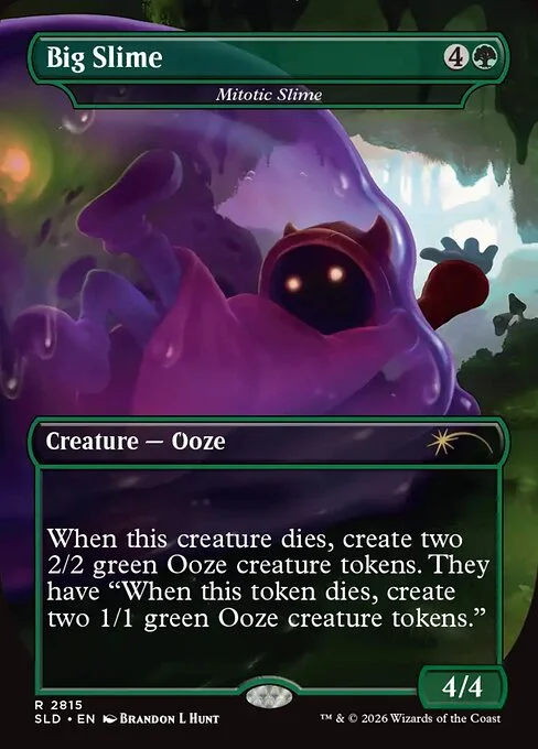 Mitotic Slime, carta Magic di tipo Creature — Ooze illustrata da Brandon L. Hunt