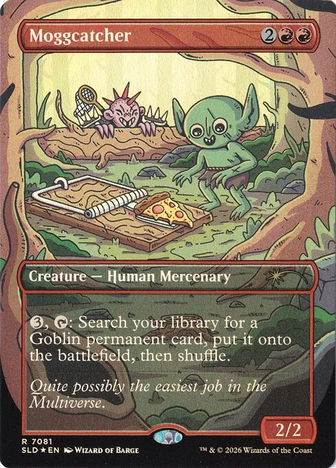 Moggcatcher, carta Magic di tipo Creature — Human Mercenary illustrata da Wizard of Barge