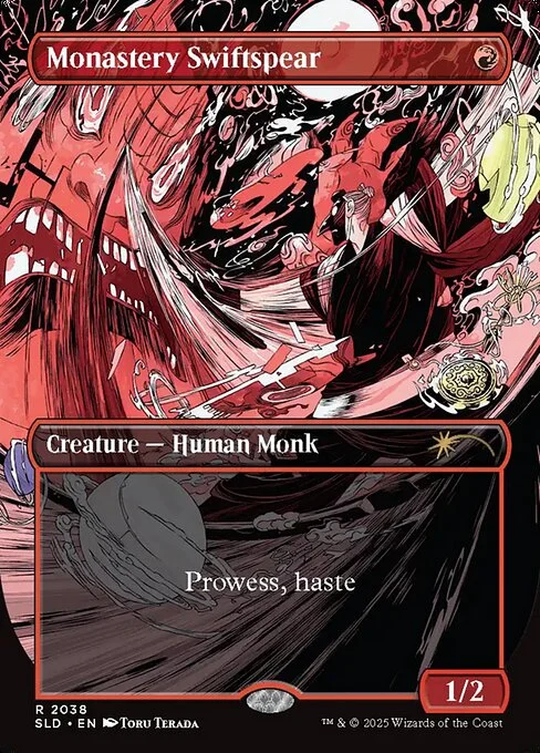 Monastery Swiftspear, carta Magic di tipo Creature — Human Monk illustrata da Toru Terada