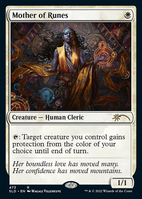 Mother of Runes, carta Magic di tipo Creature — Human Cleric illustrata da Magali Villeneuve