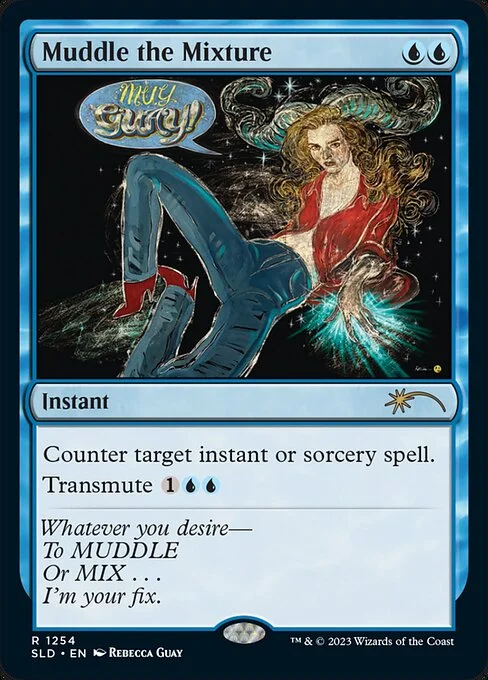 Muddle the Mixture, carta Magic di tipo Instant illustrata da Rebecca Guay