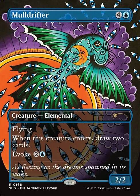 Mulldrifter, carta Magic di tipo Creature — Elemental illustrata da Virginia Elwood