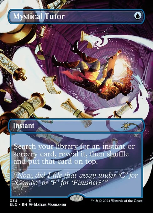 Mystical Tutor, carta Magic di tipo Instant illustrata da Mateus Manhanini