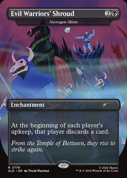 Necrogen Mists, carta Magic di tipo Enchantment illustrata da Tyler Walpole
