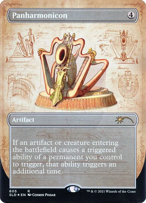 Panharmonicon, carta Magic di tipo Artifact illustrata da Cosmin Podar