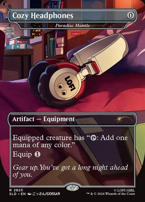 Paradise Mantle, carta Magic di tipo Artifact — Equipment illustrata da GOSSAN