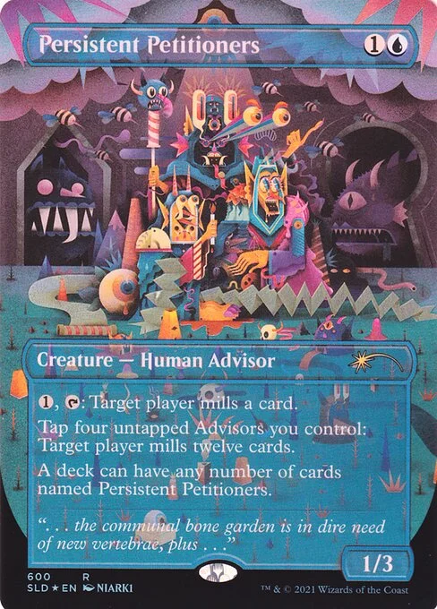 Persistent Petitioners, carta Magic di tipo Creature — Human Advisor illustrata da NIARK1