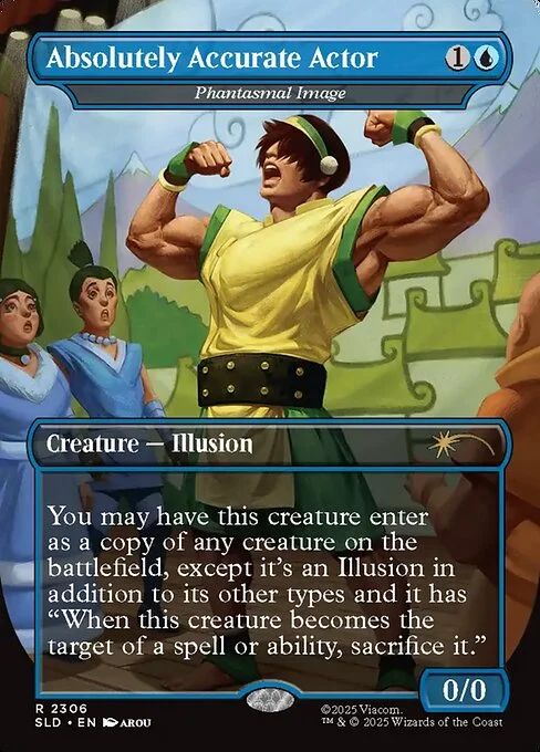 Phantasmal Image, carta Magic di tipo Creature — Illusion illustrata da Arou