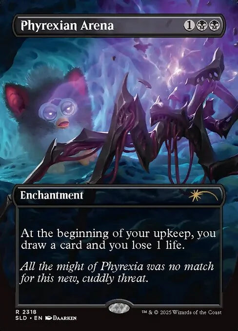 Phyrexian Arena, carta Magic di tipo Enchantment illustrata da Daarken