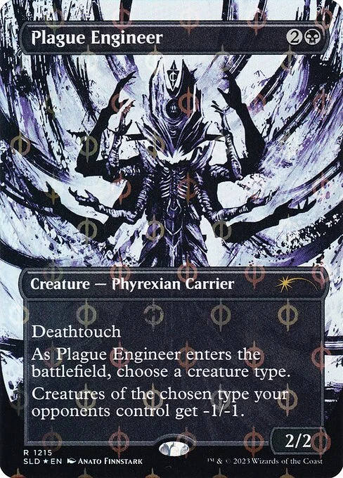Plague Engineer, carta Magic di tipo Creature — Phyrexian Carrier illustrata da Anato Finnstark