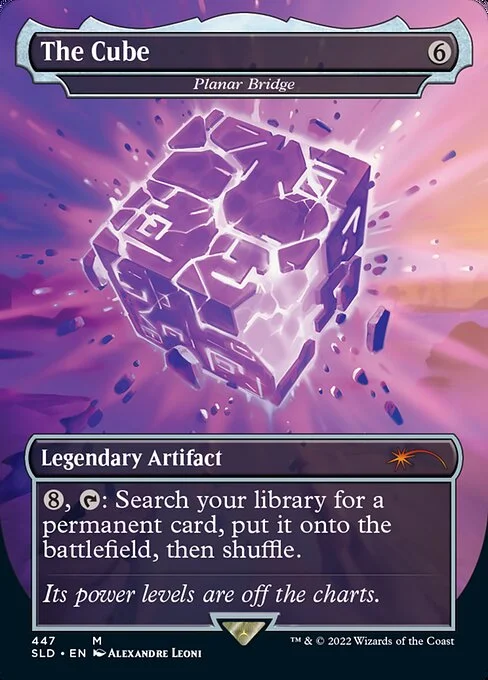 Planar Bridge, carta Magic di tipo Legendary Artifact illustrata da Alexandre Leoni