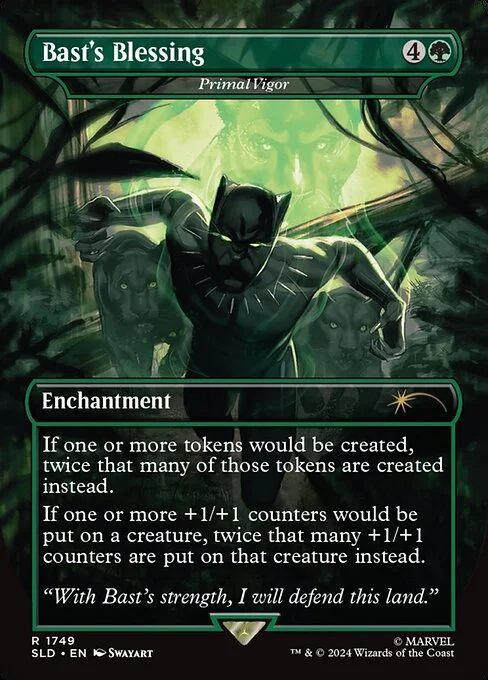 Primal Vigor, carta Magic di tipo Enchantment illustrata da Swayart