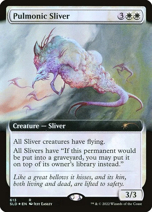 Pulmonic Sliver, carta Magic di tipo Creature — Sliver illustrata da Jeff Easley