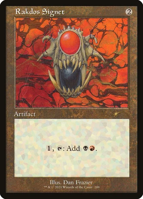 Rakdos Signet, carta Magic di tipo Artifact illustrata da Dan Frazier