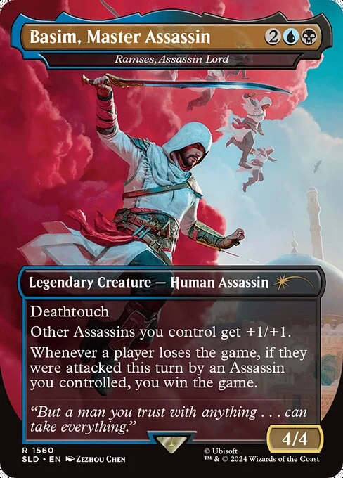 Ramses, Assassin Lord, carta Magic di tipo Legendary Creature — Human Assassin illustrata da Zezhou Chen