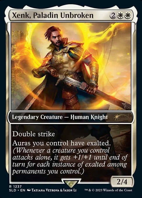 Rashel, Fist of Torm, carta Magic di tipo Legendary Creature — Human Knight illustrata da Tatiana Vetrova & Jason Li