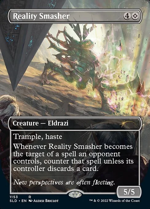 Reality Smasher, carta Magic di tipo Creature — Eldrazi illustrata da Aleksi Briclot