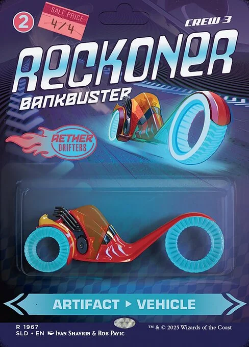 Reckoner Bankbuster // Reckoner Bankbuster, carta Magic di tipo  illustrata da Ivan Shavrin & Rob Pavic
