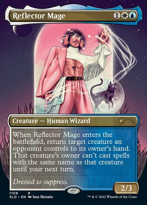 Reflector Mage, carta Magic di tipo Creature — Human Wizard illustrata da Jack Hughes