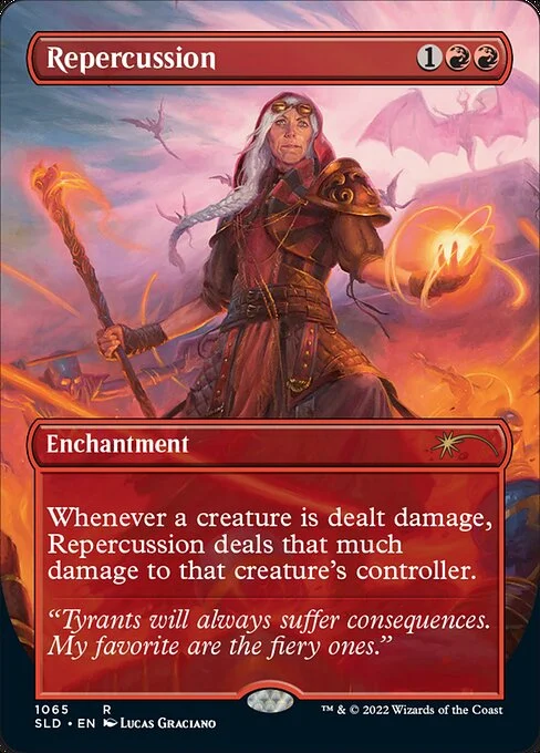 Repercussion, carta Magic di tipo Enchantment illustrata da Lucas Graciano