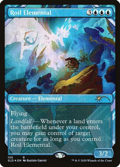 Roil Elemental, carta Magic di tipo Creature — Elemental illustrata da Bastien Grivet