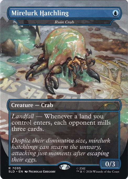 Ruin Crab, carta Magic di tipo Creature — Crab illustrata da Nicholas Gregory