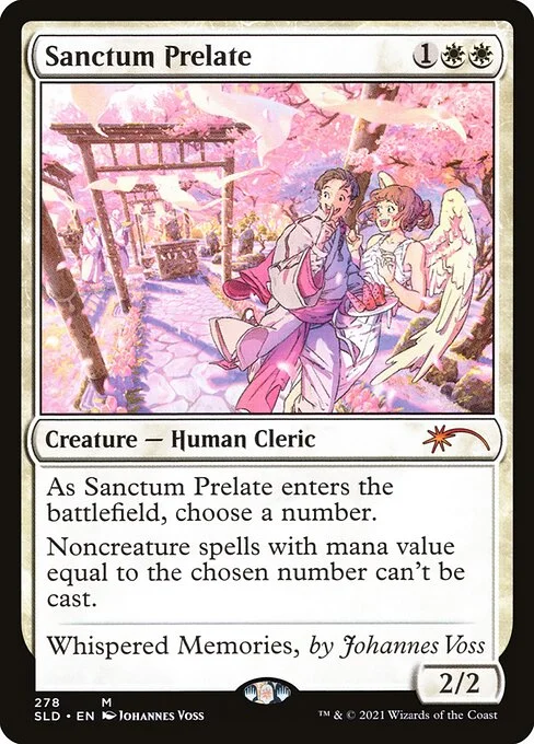 Sanctum Prelate, carta Magic di tipo Creature — Human Cleric illustrata da Johannes Voss